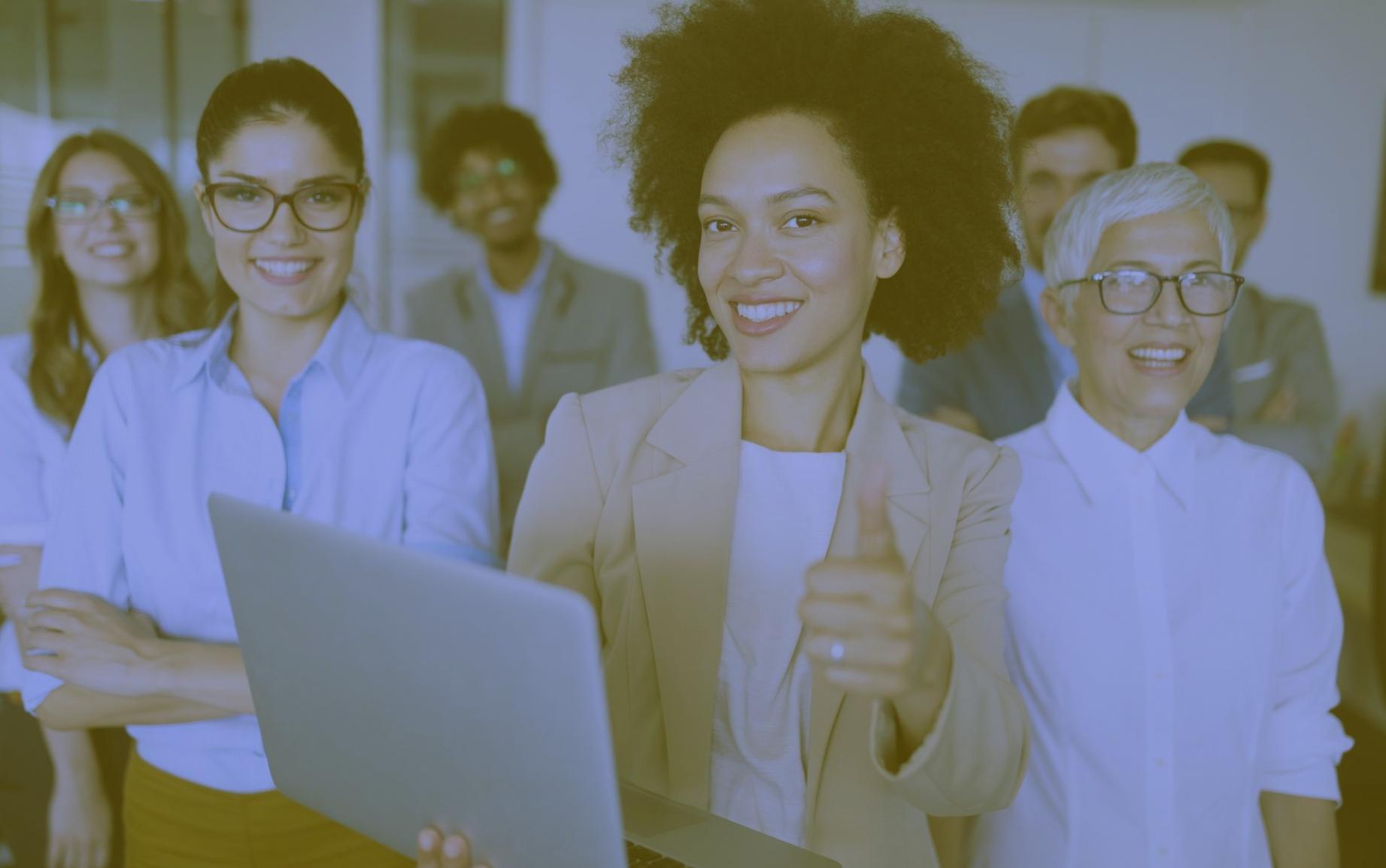 Teilnehmer beim Entspannungstraining